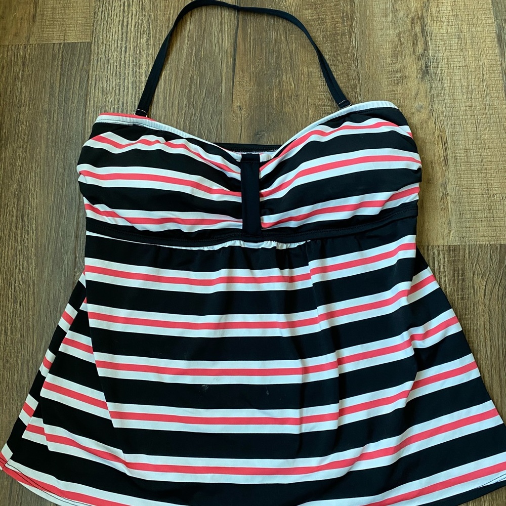 EUC Pure Paradise Striped Tankini
